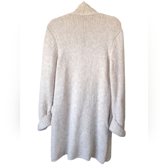 Wooden Ships Mohair Wool Blend Knitted Long Cardigan Size S/M - Picture 2 of 8